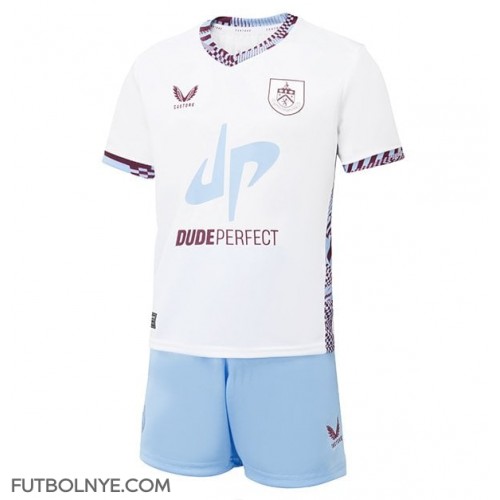 Camiseta Burnley Tercera Equipación para niños 2024-25 manga corta (+ pantalones cortos)